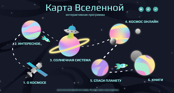 Интерактивная программа «Карта Вселенной»