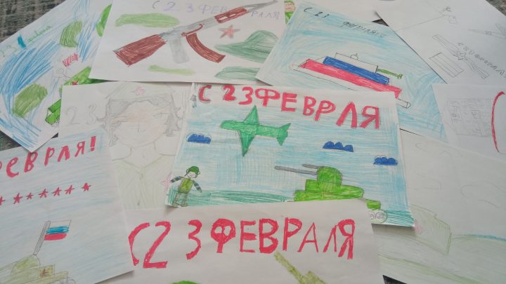 Творческий конкурс рисунков «Юные защитники»