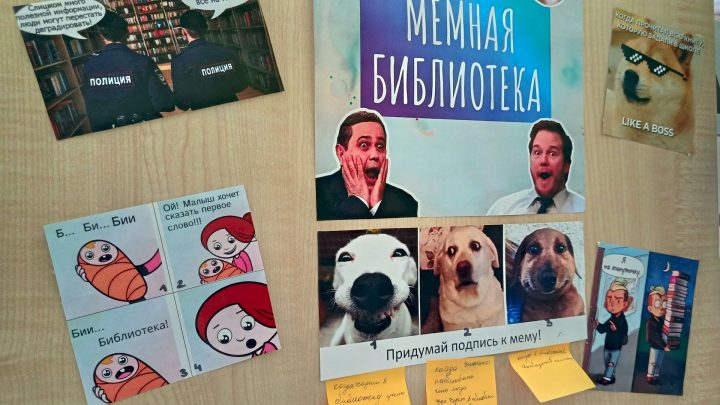 Квилт «Мемная библиотека»