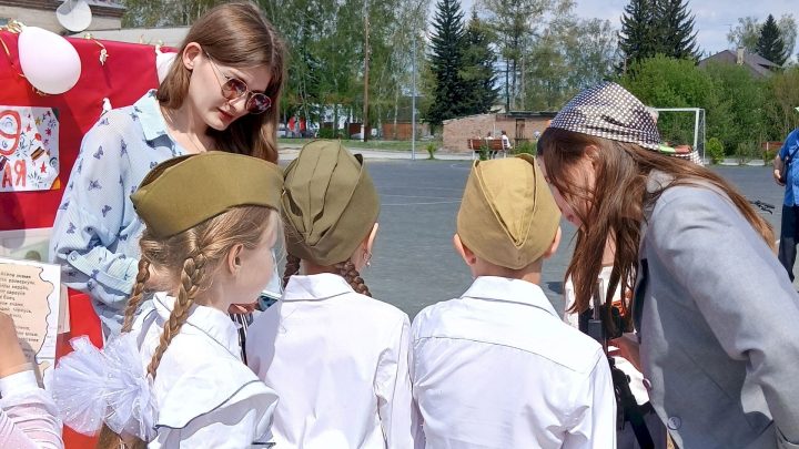 Окно Победы говорит голосами детей